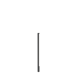 Jordspydslampe REED 1.0 - 24V PLUG&PLAY kort, med stik, on/off, Plug&Play IP65, antracit 
