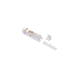 1-faset adapter, hvid
