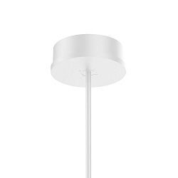 Loftsroset til SHIEK / BOX / DOCUS (...) 1-fold, rund, uden sk�rm, overflademonteret version, signal hvid