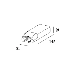 LED driver 700MA, hvid