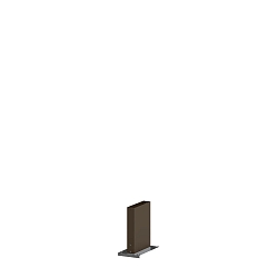Lampesokkel POLE 170, bronze