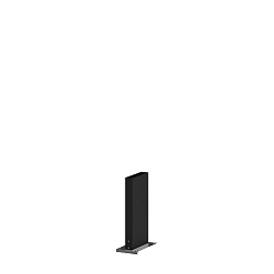 Lampesokkel POLE 270, sort