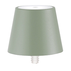Batterilampe POLDINA STOPPER IP54, salviegr�n d�mpbar