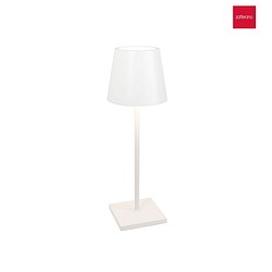 battery table lamp POLDINA L DESK IP54, white dimmable