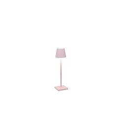 Batteri bordlampe POLDINA MICRO IP65, pink d�mpbar
