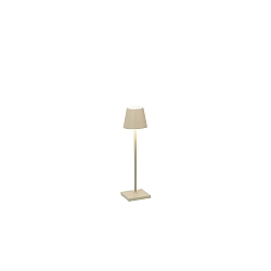 Batteri bordlampe POLDINA MICRO IP65, sandy d�mpbar