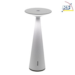 LED Table lamp DAMA PRO, IP54, height 29.1cm /  12.5cm, with touch dimmer, black matt