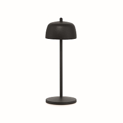 Batteri bordlampe CIRCE IP65, sort mat d�mpbar