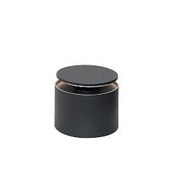 Batteri bordlampe PUSH-UP TAVOLO PRO cylindrisk, justerbar, med diffuser IP54, m�rkegr�, lakeret d�mpbar