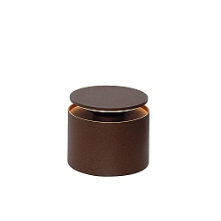 Batteri bordlampe PUSH-UP TAVOLO PRO cylindrisk, justerbar, med diffuser IP54, rust, lakeret d�mpbar