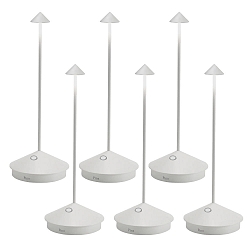 Batteri bordlampe PINA TAVOLO PRO s�t med 6 IP65, hvid d�mpbar