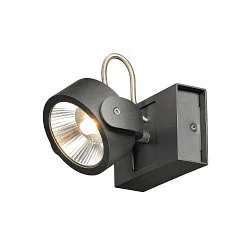 KALU LED 1 Væg- og Loftlampe, 60°, sort