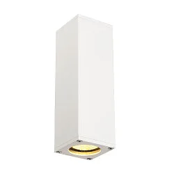 THEO UP/DOWN, QPAR51, Væglampe, max. 2x50W, hvid