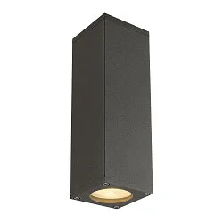 THEO UP/DOWN, QPAR51, Væglampe, max. 2x50W, antracit