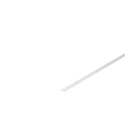 GRAZIA 10 Plastikdæksel fladt design, 200cm, satineret