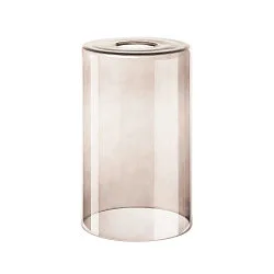 FENDA Glas skærm, Ø12.5cm / højde 20cm, røgglas