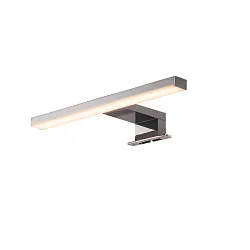 DORISA LED Spejllampe, kort, chrom