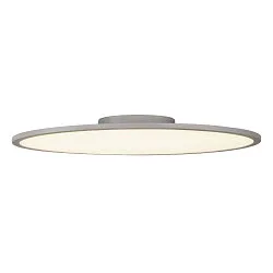 LED Loftlampe PANEL 60 rund, Ø 60cm, 42W, dæmpbar, sølvgrå, 4000K