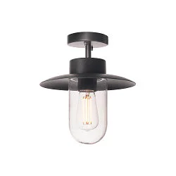 MOLAT E27 Udendørs Loftlampe, antracit