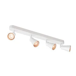 Væg- og Loftlampe AVO QUAD, 4-flamme, hvid, GU10 QPAR51, max. 4x 50W