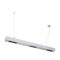 Premium LED Pendel Q-LINE PD, 100cm, til BAP, 45W, TRIAC dæmpbar, sølv, 4000K 2300 lm