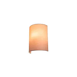 FENDA Væglampe tekstil skærm, halvt, Ø 23cm, beige