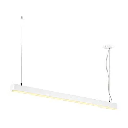 LED Pendel Q-LINE PD DALI Single, længde 142cm, 47W 3000K 3700lm 120°, hvid