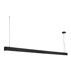 LED Pendel GLENOS, 200cm, UGR, 103W 4000K, matt sort