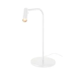 Premium LED Bordlampe KARPO TL, 6.5W 3000K 400lm, 3-trins touch-lysdæmper, hvid