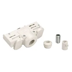 Lampe adapter til 3-faset 230 v skinne, hvid