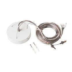 Ophæng sæt til MEDO LED Lampe, 500cm, DALI / 1-10V dæmpbar, sort