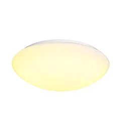 LED Udendørs Væg- og Loftlampe LIPSY 50 Dome, IP44, 3000/4000K, Ø 40cm, 21W, hvid