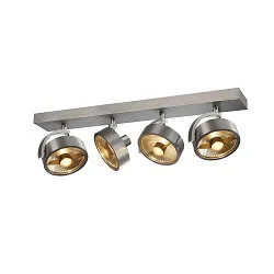 Væg- og Loftlampe KALU CW, Quad, QPAR111, 4x max. 75W, Alu børstet