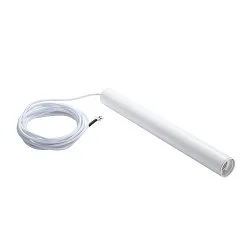 Pendant luminaire FITU PD, E27, length 40cm, pendulum 250cm, open cable end, white