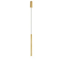 Premium LED Pendel HELIA 30 PD, overflade montering, 10W 3000K 550lm 40°, TRIAC dæmpbar, blødt guld