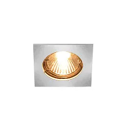Ceiling recessed luminaire PIKA, GU10 QPAR51, square, fixed