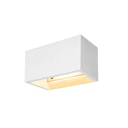 Væglampe PLASTRA QT-DE12 WL Gipslampe, R7s 118mm, hvid