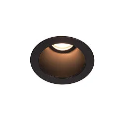 LED Ceiling recessed luminaire HORN MAGNA, 7.7W 3000K,, 415lm 25°, black