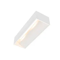 LED Væglampe LOGS IN L, 17W, 3000K, 1100lm, TRIAC dæmpbar, hvid
