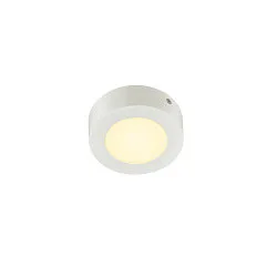LED Loftlampe SENSER 12 LED, rund, 8,2W, 3000K, 480lm, IP20, hvid