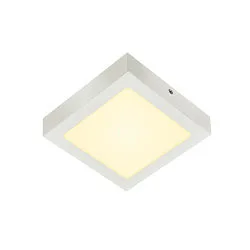 LED Loftlampe SENSER 18 LED, eckig, 12W, 3000K, 880lm, IP20, hvid