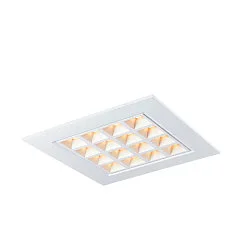 LED Ceiling recessed luminaire LED PAVONO 600x600, 100°, UGR 16, white, 3000K, 3200lm
