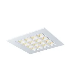 LED Loft-/Indbygningslampe LED PAVONO 600x600, 100°, UGR 16, hvid, 4000K, 3350lm
