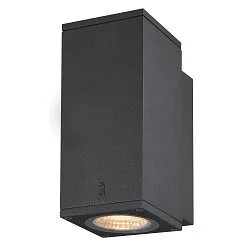 Premium-LED Outdoor Wall luminaire ENOLA SQUARE SINGLE CCT, IP65 IK02, S-size, 6W 3000 / 4000K 390 / 450lm 30°, CRi>90