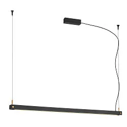 LED Pendel NOYA PD PHASE, CCT switch, 2700/3000K, 1861/2025lm, IP20, sort