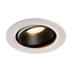 LED Ceiling recessed luminaire NUMINOS DL L, 3000K, IP20, rotatable / pivotable, 40°, 2150lm, UGR 21, white/black