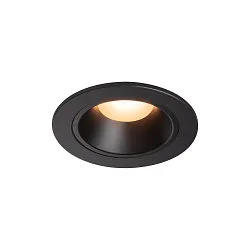 LED Loftindbygningslampe NUMINOS DL S, 2700K, IP20, 40°, 670lm, UGR 19, sort/sort