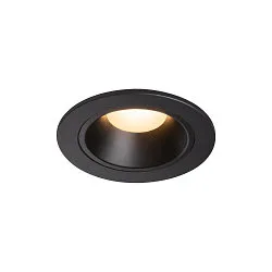 LED Loftindbygningslampe NUMINOS DL S, 3000K, IP20, 55°, 690lm, UGR 20, sort/sort
