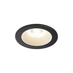 LED Loftindbygningslampe NUMINOS DL S, 4000K, IP20, 40°, 790lm, UGR 18, sort/hvid