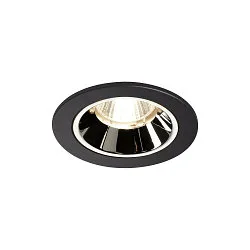 LED Loftindbygningslampe NUMINOS DL S, 4000K, IP20, 40°, 750lm, UGR 16, sort/chrom